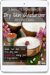 Home Spa Ultimate Guide (Ideas, Recipes, Benefits, Treatments); 5 Minute Homemade Dry Skin Moisturizer Recipe Card