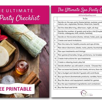 The Ultimate Spa Party Checklist Featured Image